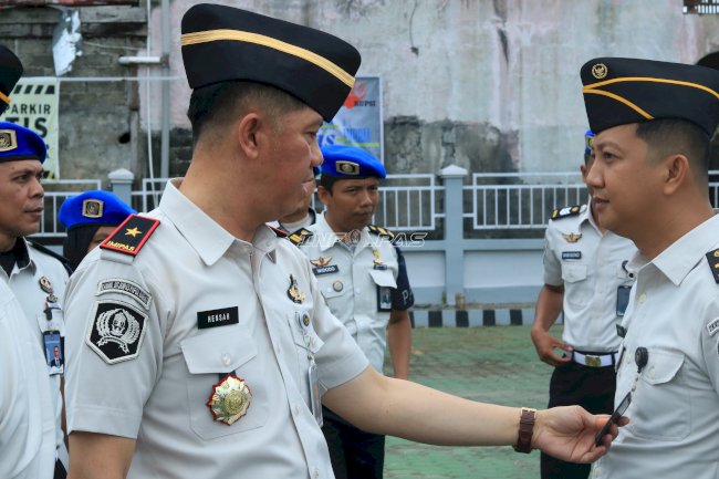 Perkuat Disiplin Pegawai, Kanwil Ditjenpas Papua Barat Gelar Pemeriksaan Atribut Dinas