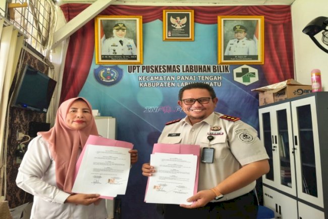 Lapas Labuhan Bilik Perkenalkan Inovasi Digital SIREM-LABI dan Sepakati PKS Baru dengan Puskesmas Labuhan Bilik