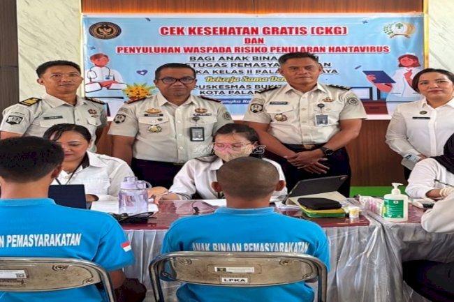 LPKA Palangka Raya Gandeng Puskesmas Bukit Hindu Gelar CKG dan Penyuluhan Hantavirus bagi Anak Binaan