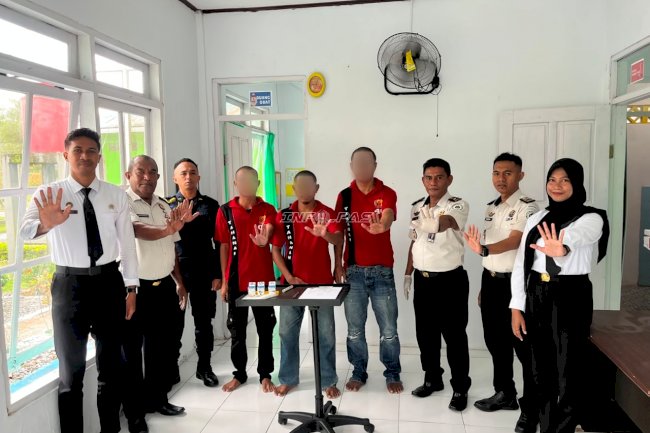 Deteksi Dini Narkoba, Tiga Tahanan Baru Lapas Piru Jalani Tes Urine