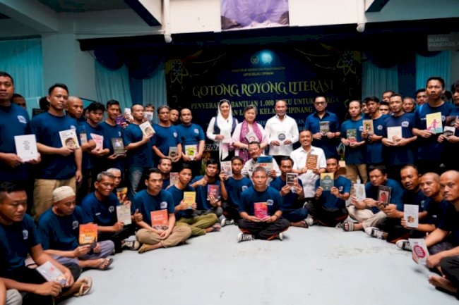 Bantuan 1.000 Buku untuk Warga Binaan Lapas Kelas I Cipinang Dorong Budaya Membaca dan Literasi