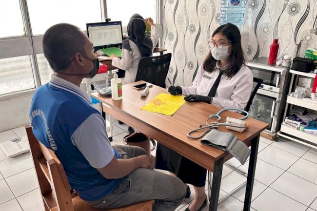 Pemenuhan Hak Dasar, Rutan Rantau Hadirkan Layanan Kesehatan Rutin bagi Warga Binaan