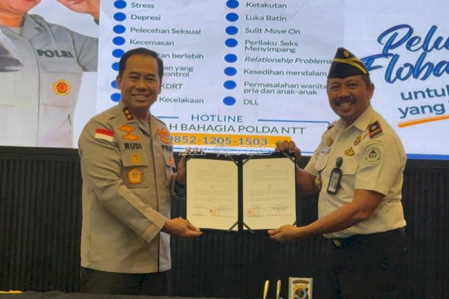 Sinergi Kanwil Ditjenpas NTT–Polda, Dorong Kesehatan Mental Pegawai dan Reintegrasi Sosial Warga Binaan