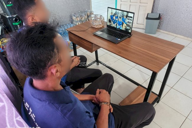 Perkuat Keimanan, Warga Binaan Lapas Tanjung Ikuti Ibadah Virtual Nasional