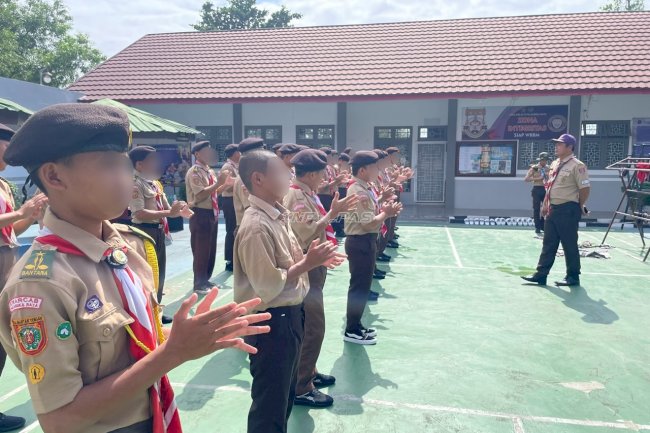 Anak Binaan LPKA Palangka Raya Asah Karakter dan Kepemimpinan lewat Pramuka