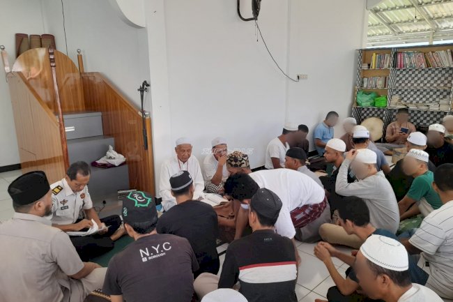 TPA Rutan Pelaihari Perkuat Pembinaan Kepribadian, Warga Binaan Tekun Belajar Baca Al-Qur'an