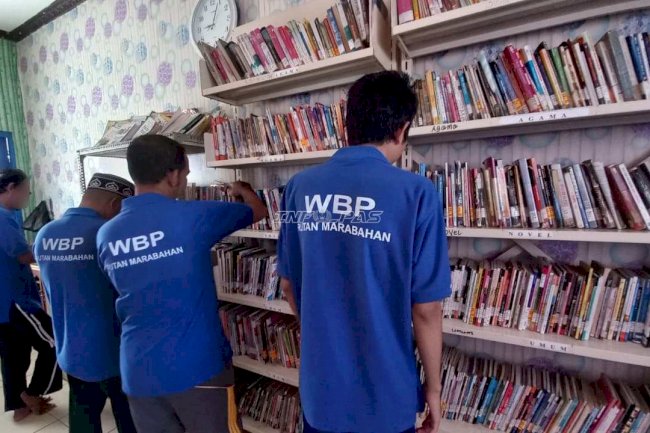Budaya Literasi Tumbuh, Peminjaman Buku di Rutan Marabahan Alami Peningkatan