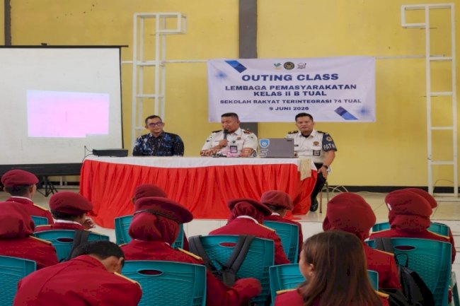 Lapas Tual Sambut Kunjungan Edukatif Sekolah Rakyat Terintegrasi 74, Kenalkan Reintegrasi Sosial