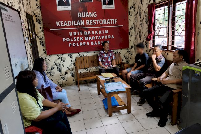 Pastikan Hak Anak Terpenuhi, Bapas Banjarmasin Dampingi ABH di Polsek Martapura