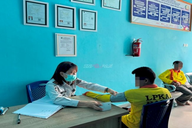 LPKA Palu Hadirkan Cek Kesehatan Gratis bagi Pengunjung dan Anak Binaan 
