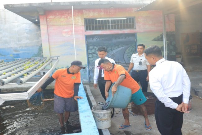 Budidaya Berbuah Hasil, Lapas Pemuda Madiun Panen 29 Kg Ikan Lele