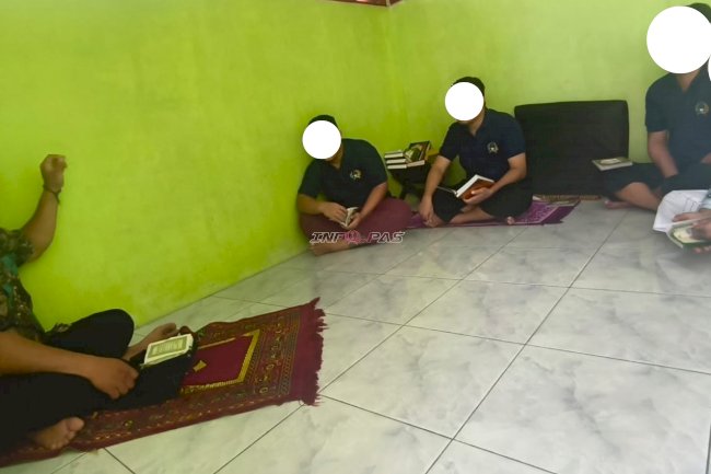 Tingkatkan Pemahaman Keislaman, Lapas Tamako Laksanakan Pembelajaran Al-Quran bagi Warga Binaan