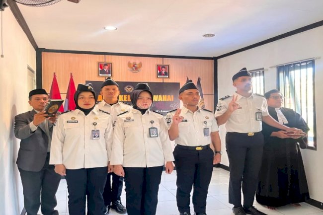 Penuh Rasa Syukur, Lima Petugas Lapas Wahai Sah Jadi ASN 