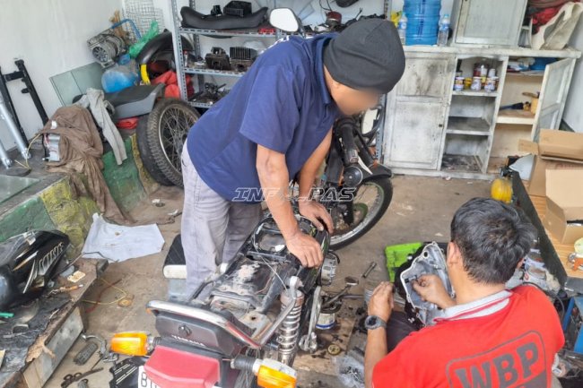 Bengkel Lapas Narkotika Karang Intan Bekali Warga Binaan Keterampilan Body Repair