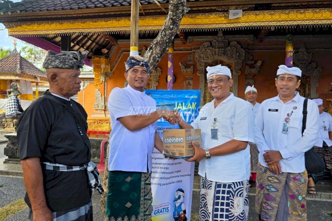 Bapas Denpasar Serahkan Bantuan Sosial untuk Desa Adat Sibanggede