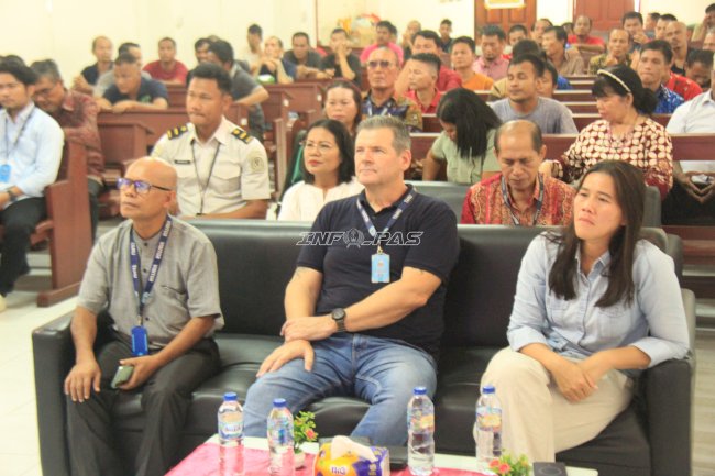 Perkuat Pembinaan Rohani, Lapas Pekanbaru Hadirkan Pastor dari Irlandia