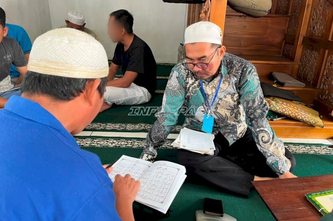 Rutan Rantau Gandeng Kemenag Tapin Tingkatkan Kemampuan Baca Tulis Al-Qur’an Warga Binaan