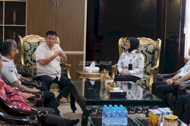 Perkuat Sinergi Pemasyarakatan, Kakanwil Ditjenpas Babel Audiensi dengan Gubernur
