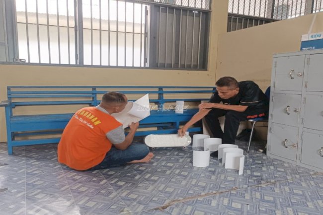 Kreativitas Warga Binaan Rutan Ambon Hasilkan Tempat Sampah Organik dan Nonorganik, serta Akuarium 