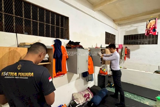Lapas Pemuda Madiun Kembali Gelar Razia Insidentil, Handphone dan Narkoba Nihil