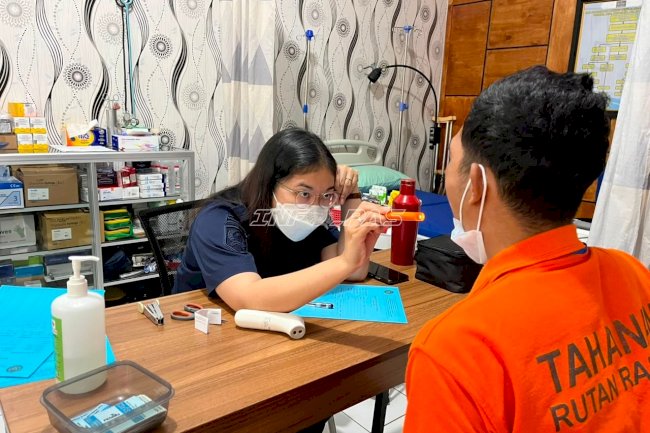 Pastikan Hak Kesehatan Terpenuhi, Rutan Rantau Intensifkan Pemeriksaan Rutin Warga Binaan