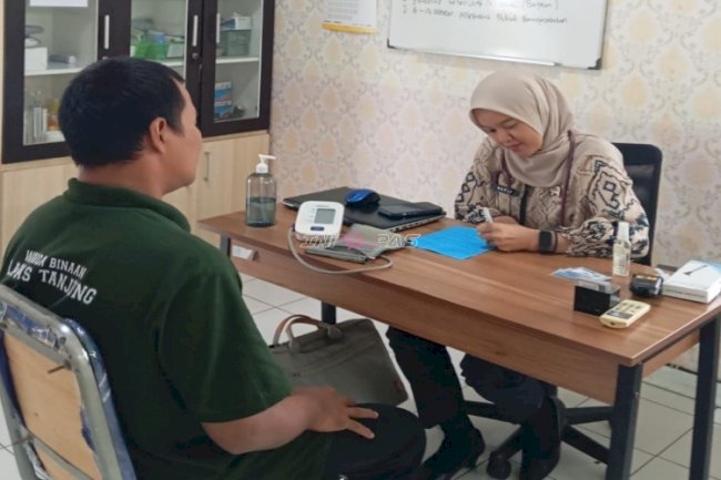 Tunjang Pembinaan Warga Binaan, Lapas Tanjung Tingkatkan Pelayanan Kesehatan