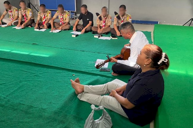 Melalui Firman Tuhan, Anak Binaan LPKA Palangka Raya Diajak Jadi Pribadi Lebih Baik