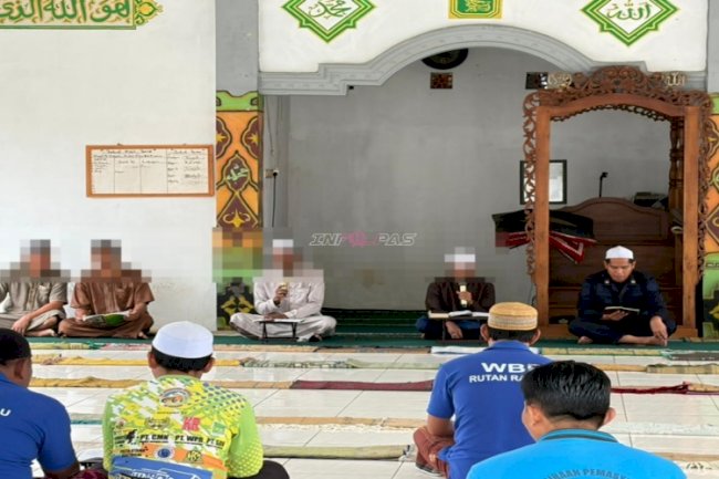 Lantunan Burdah dari Balik Jeruji, Jemput Ketenangan dan Harapan di Rutan Rantau