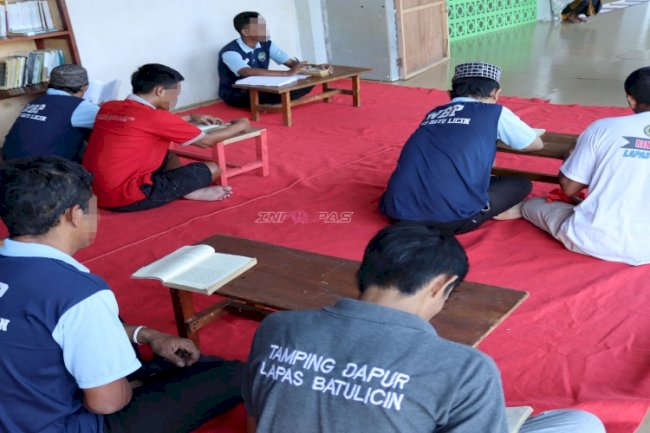 Pojok Baca Lapas Batulicin, Ruang Favorit Warga Binaan Temukan Pengetahuan Baru