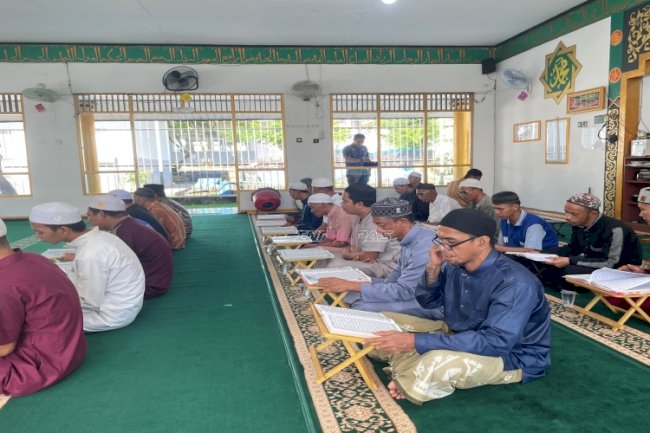 Warga Binaan Lapas Tanjung Bangun Karakter Religius lewat Khataman  Al-Qur'an Nasional