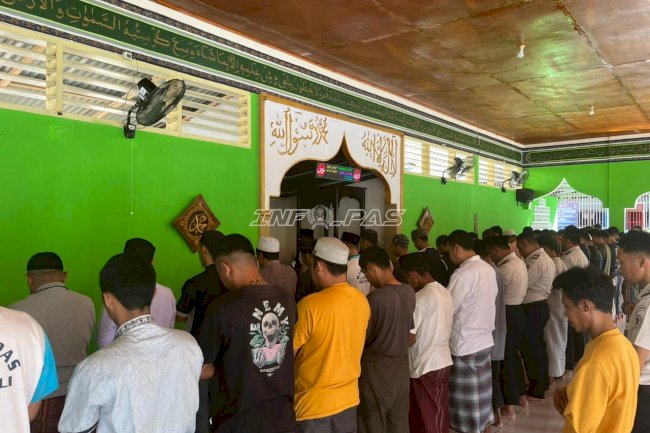 Sambut 1448 Hijriah, Lapas Tolitoli Gelar Salat Duha dan Doa Bersama