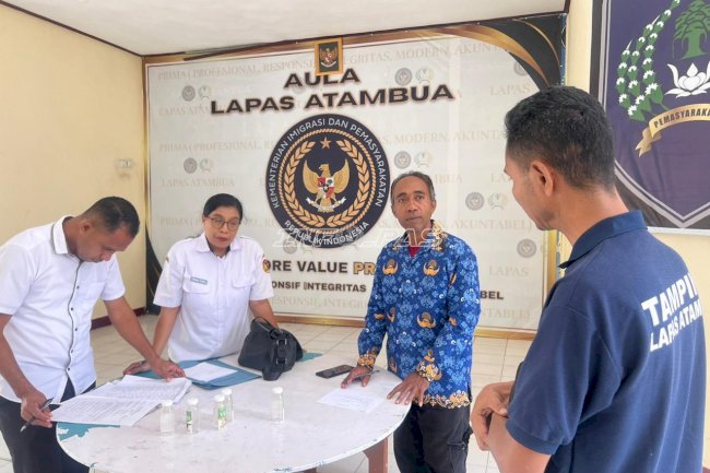 Tingkatkan Mutu Produk Warga Binaan, Lapas Atambua Fasilitasi Pengawasan IRTP Minyak VCO