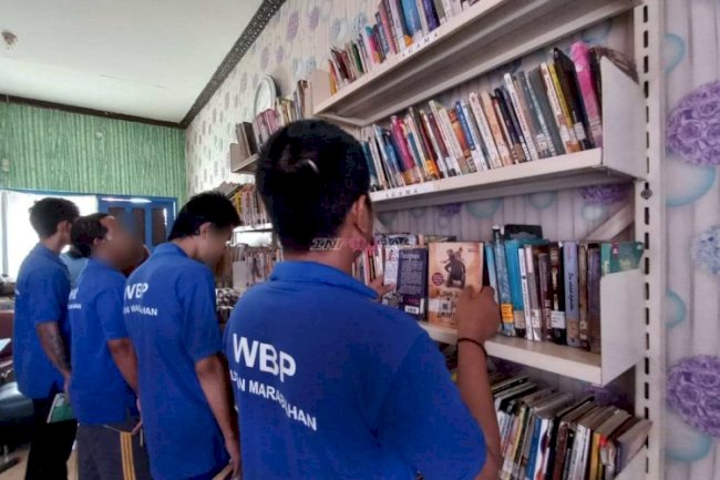 Perpustakaan Rutan Marabahan Jadi Ruang Belajar dan Hiburan Positif bagi Warga Binaan