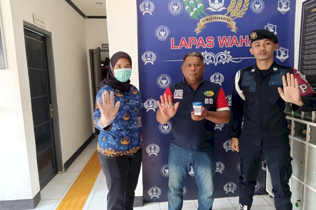 Tes Urine Jelang Pembebasan Bersyarat, Lapas Wahai Pastikan Warga Binaan Bersih Narkoba