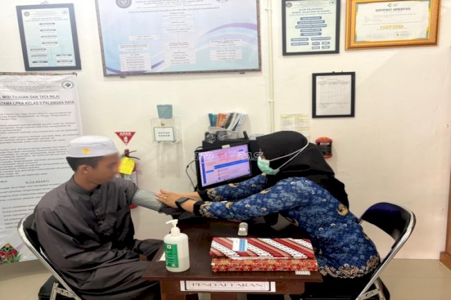 Tingkatkan Derajat Kesehatan Anak Binaan, LPKA Palangka Raya Rutinkan Pelayanan Kesehatan 