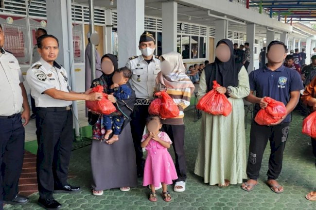  Lapas Pangkalpinang Ubah Momen Kunjungan Keluarga Warga Binaan Jadi Aksi Berbagi