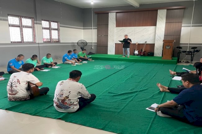 Anak Binaan LPKA Palangka Raya Temukan Harapan lewat Bimbingan Rohani