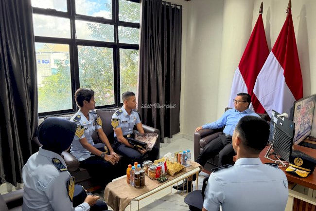 Sambut Orlap Taruna Poltekip, Kanwil Ditjenpas Maluku Tekankan Disiplin dan Profesionalisme
