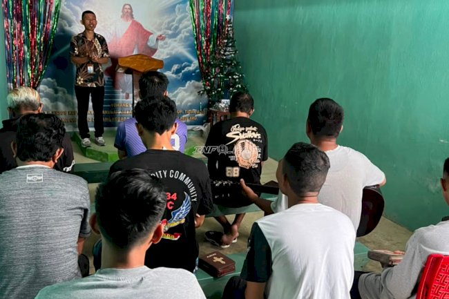 Tanamkan Nilai Keagamaan, Lapas Tamako Hadirkan Pembinaan Kerohanian bagi Warga Binaan