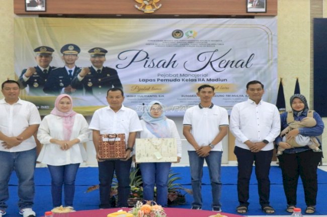 Hangat dan Penuh Kekeluargaan, Lapas Pemuda Madiun Gelar Pisah Kenal Pejabat Manajerial