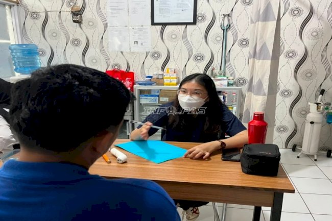Rutan Rantau Gelar Pemeriksaan Gratis dan Edukasi Kesehatan Warga Binaan