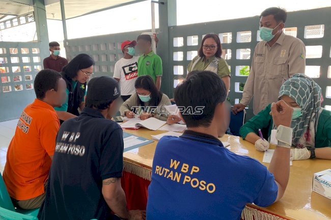 Deteksi Dini Risiko Penyakit, Rutan Poso Selenggarakan Layanan Cek Kesehatan Gratis