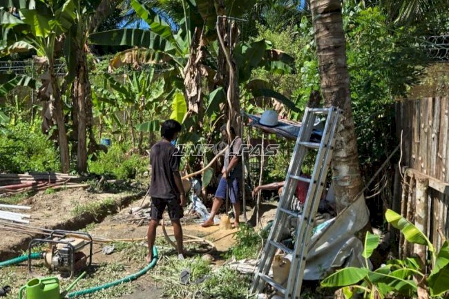 Pastikan Ketersediaan Air Bersih Jelang Kemarau, Lapas Piru Bangun Sumur Bor