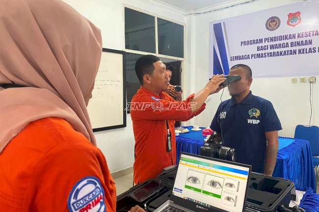 Pastikan Hak Sipil Terpenuhi, Lapas Luwuk Fasilitasi Perekaman KTP-el Warga Binaan