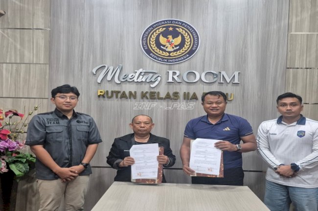 Penuhi Hak Pendidikan Warga Binaan, Rutan Palu Sepakati PKS dengan PKBM Nosarara Nosabatutu