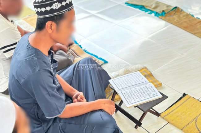 Lantunan Selawat Burdah Bergema di Rutan Rantau, Warga Binaan Perkuat Keimanan