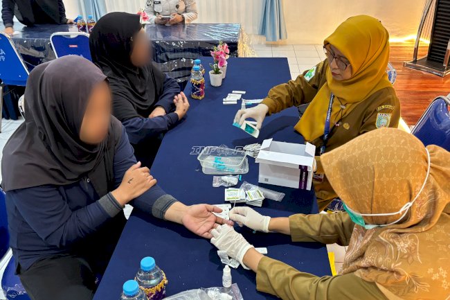 Deteksi Dini HIV/AIDS, Lapas Perempuan Martapura Gandeng Puskesmas Gelar VCT Mobile
