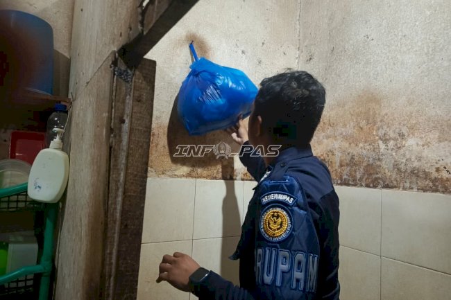Rutan Rantau Gelar Penggeledahan Rutin, Perkuat Deteksi Dini Gangguan Kamtib