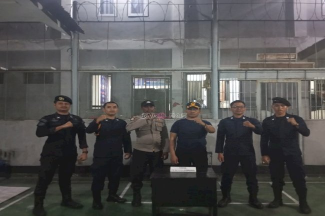 Gempur Potensi Gangguan Kamtib, Lapas Wahai dan Polsek Wahai Gelar Razia Bersama