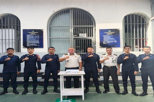 Deteksi Dini Gangguan Kamtib, Lapas Bandanaira Sisir Blok Hunian Warga Binaan